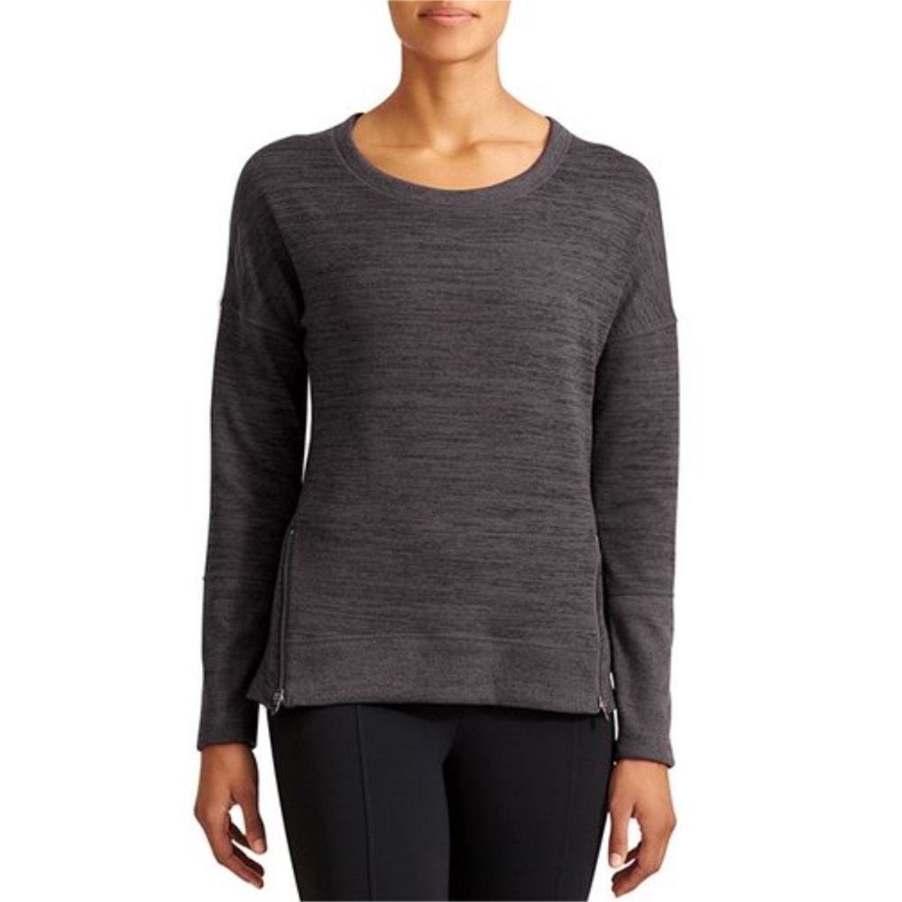 Women’s Charcoal Gray Pullover Sweatshirt